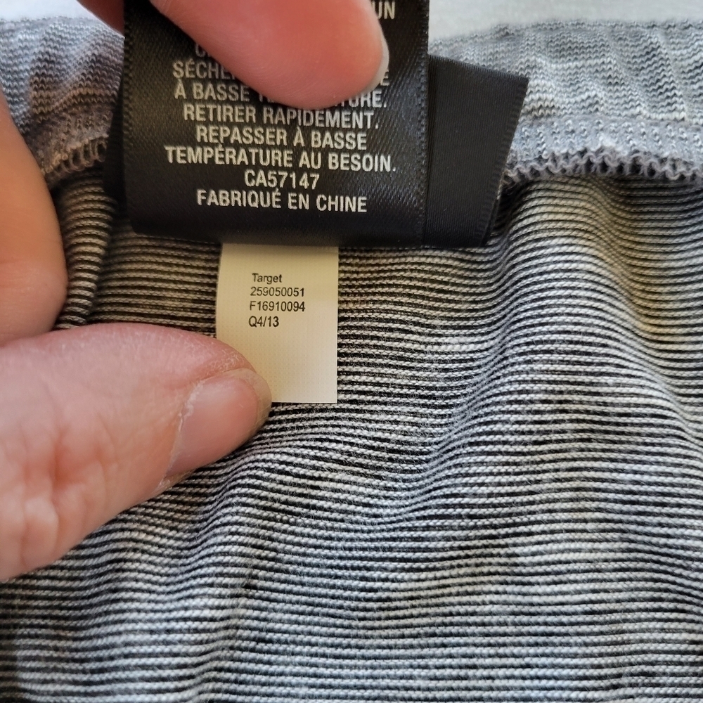 Mossimo heathered grey faux wrap maxi skirt S - Picture 4 of 6